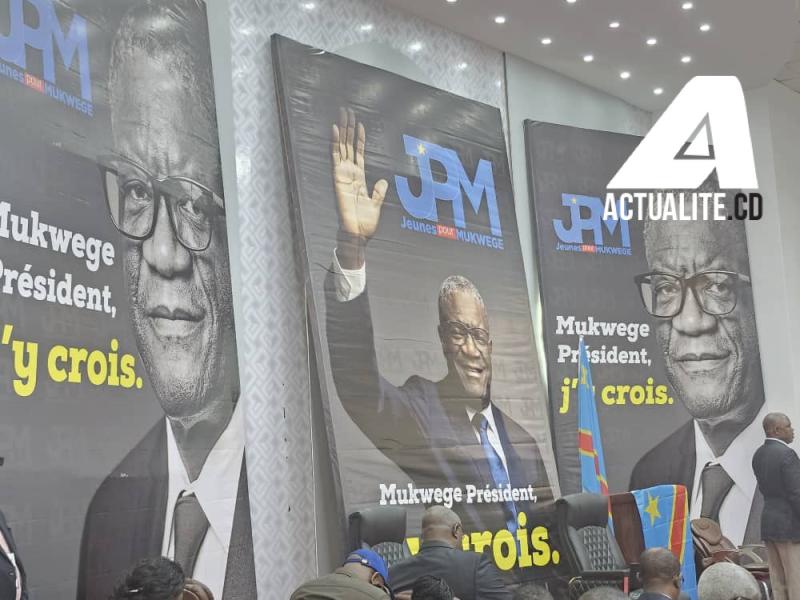 À Kikwit, Denis Mukwege présente son projet de lutte contre la guerre, la faim et les antivaleurs